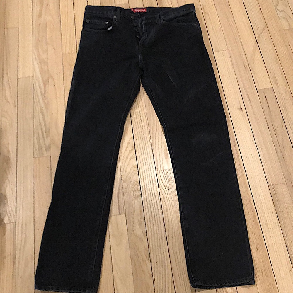Black Stone Washed Supreme Slim Jean